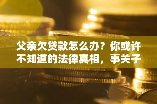北京父亲欠贷款怎么办？你或许不知道的法律真相，事关子女未来