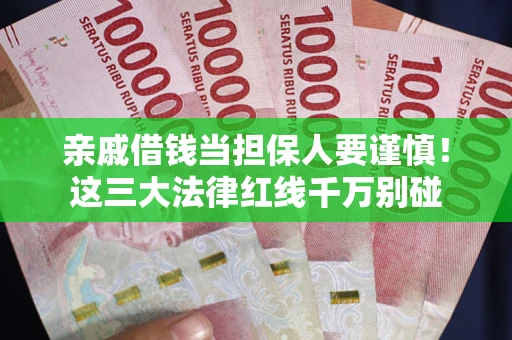 北京亲戚借钱当担保人要谨慎！这三大法律红线千万别碰