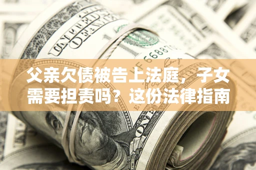 北京父亲欠债被告上法庭，子女需要担责吗？这份法律指南必须看完