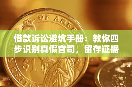 北京借款诉讼避坑手册：教你四步识别真假官司，留存证据不踩雷