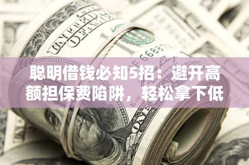 北京聪明借钱必知5招：避开高额担保费陷阱，轻松拿下低息贷款