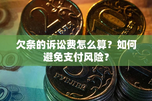 北京欠条的诉讼费怎么算？如何避免支付风险？