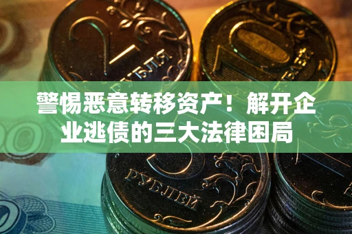 北京警惕恶意转移资产！解开企业逃债的三大法律困局